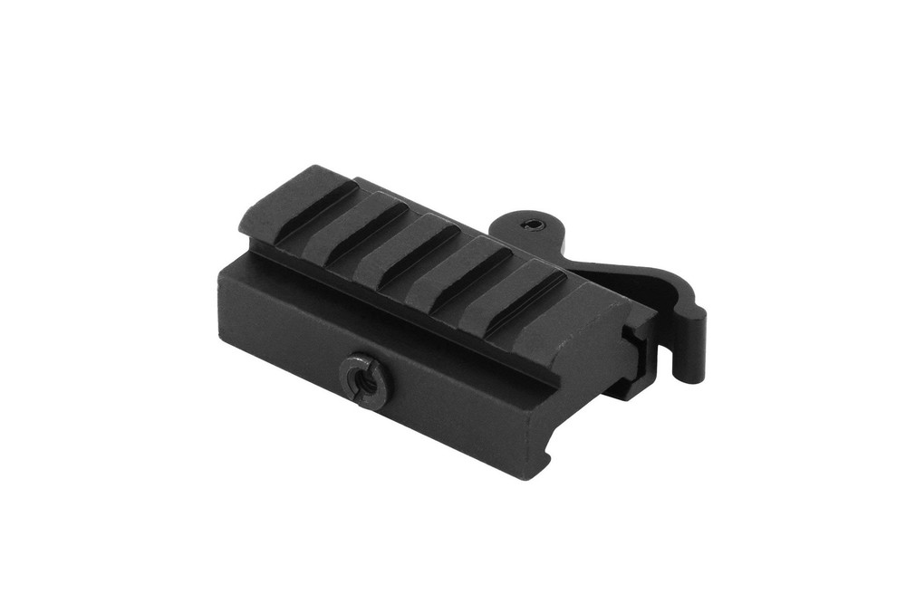 Monstrum Tactical Low Profile Picatinny Riser Mount with Quick Release, Black