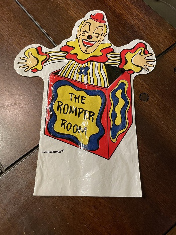 Vintage Hand Puppet Clown The Romper Room