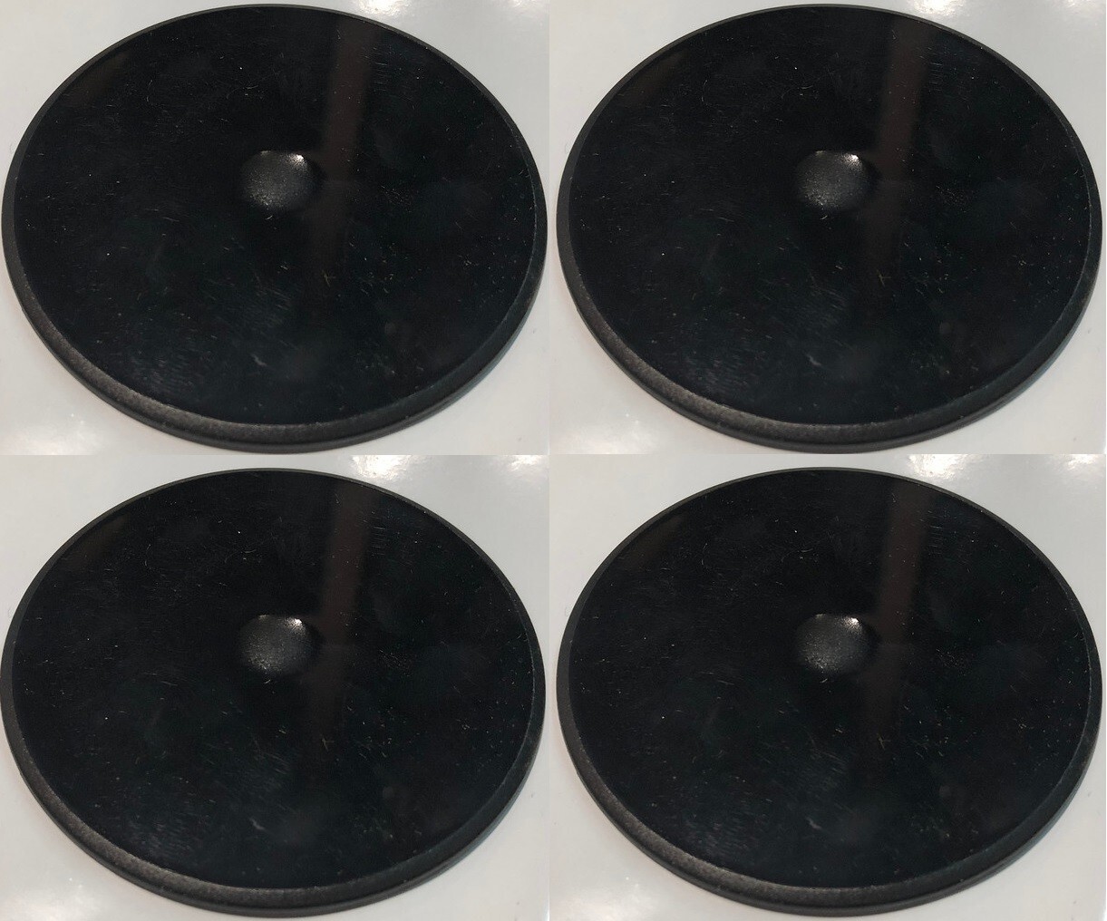 4 x GPS 3.25" Adhesive Suction Cup Mount Disc dash disk Magellan Garmin TomTom