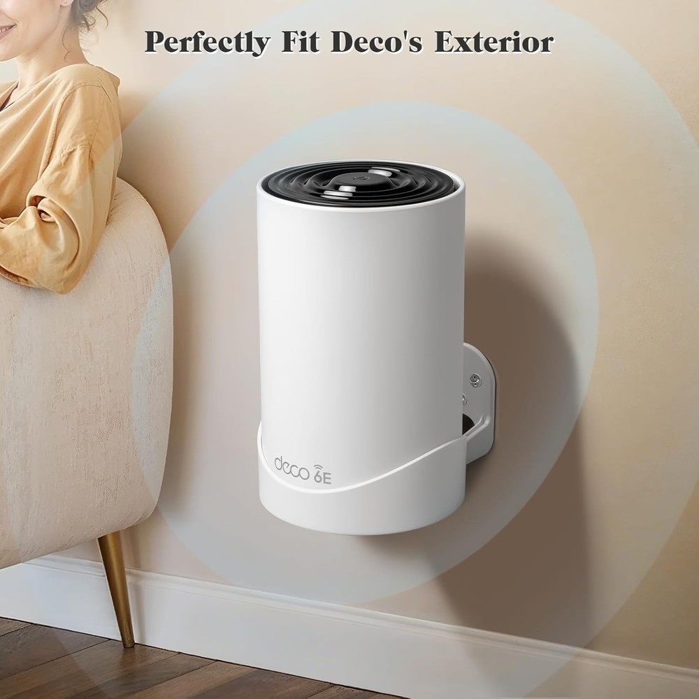 Durable Wall Mount Bracket for TP-Link Deco XE75 Pro - Effortless Setup