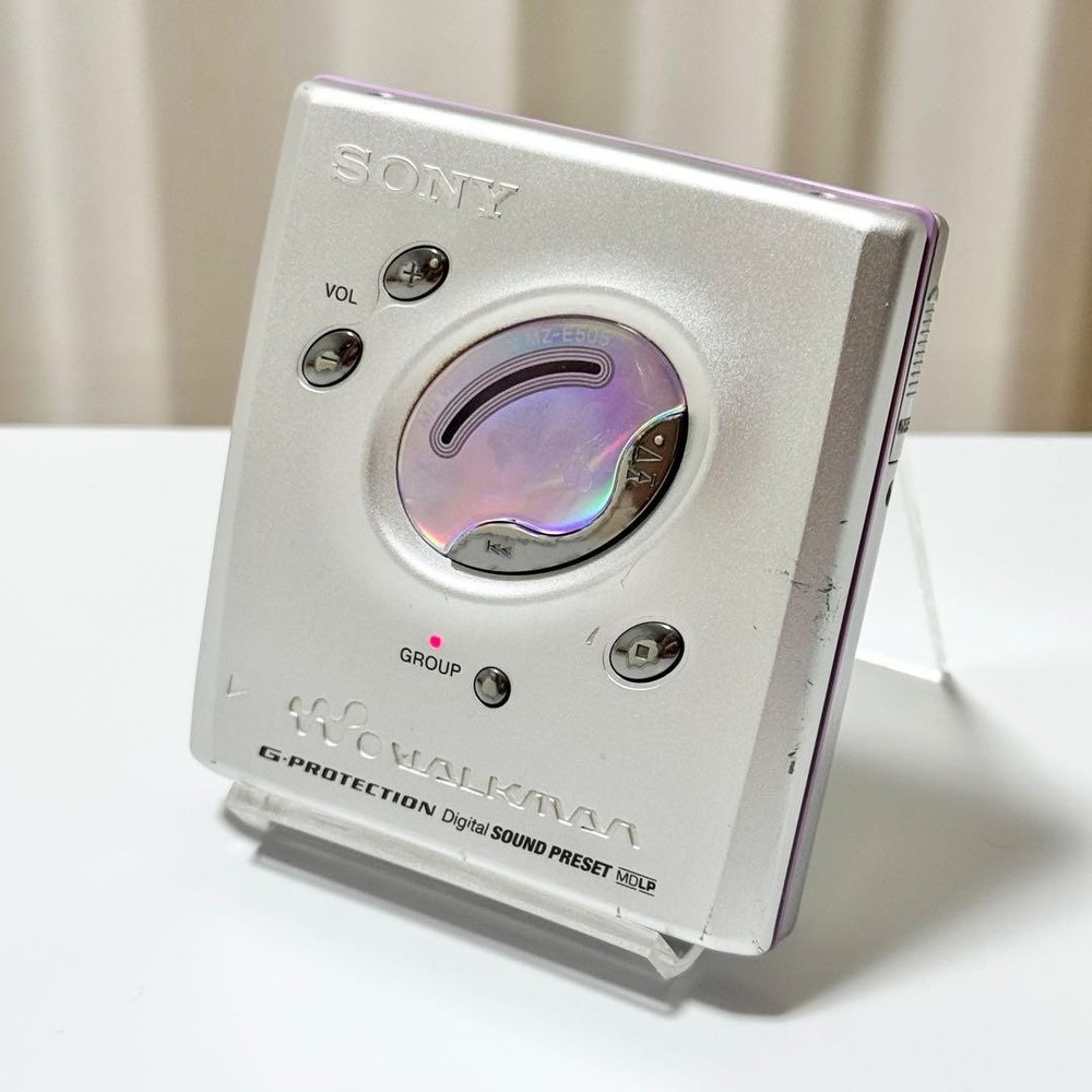 SONY MD WALKMAN Portable MD Player MZ-E505 Operation confirmed