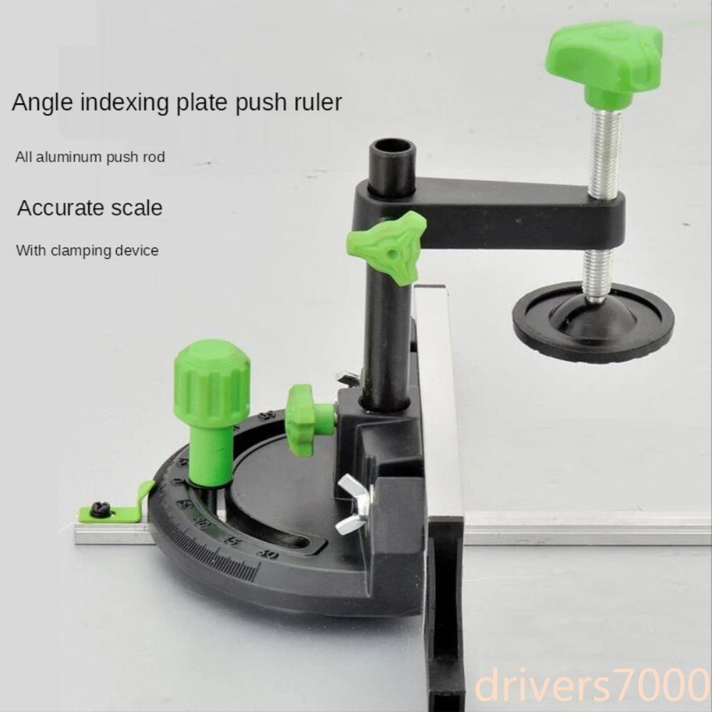 Woodworking Push Saw Angle Ruler Clampers Table Angle Indexer Push Ruler