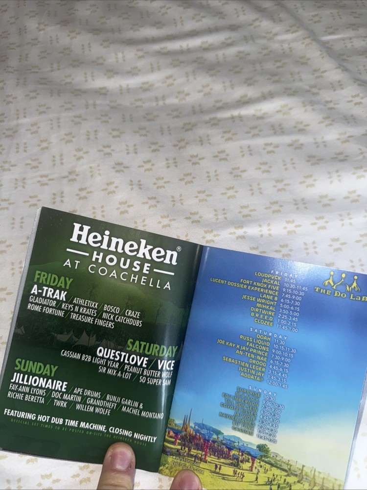 Official Coachella 2015 Weekend 1 Program book