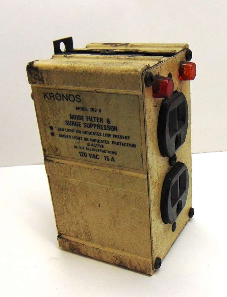 KRONOS SURGE SUPPRESSOR AND NOISE FILTER MODEL IB2-0