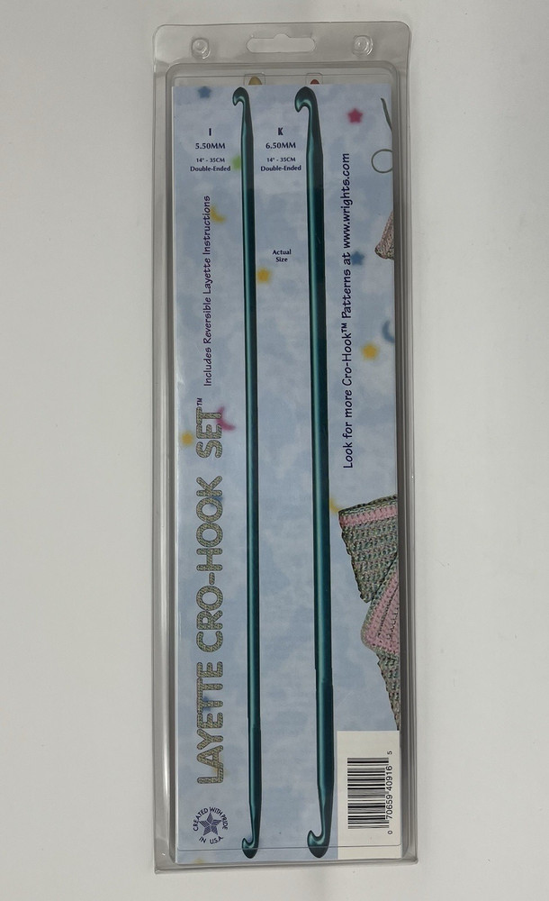 Wrights Layette Cro-Hook Set - New