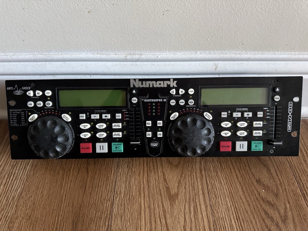 Numark CDN88 DJ Mixer Controller with Beatkeeper III UNTESTED No cords