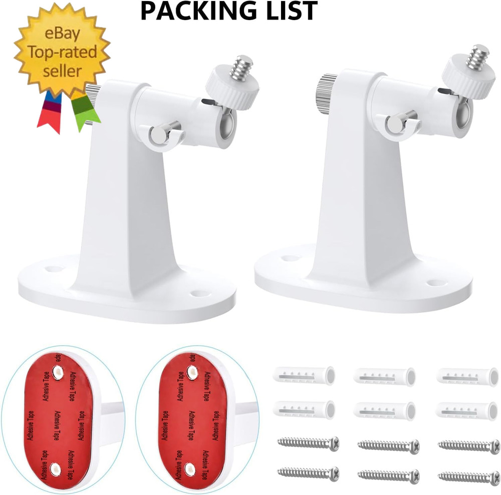2Pack Ring Camera Wall Mount for Ring Stick up Cam & Ring Outdoor Cam Plus