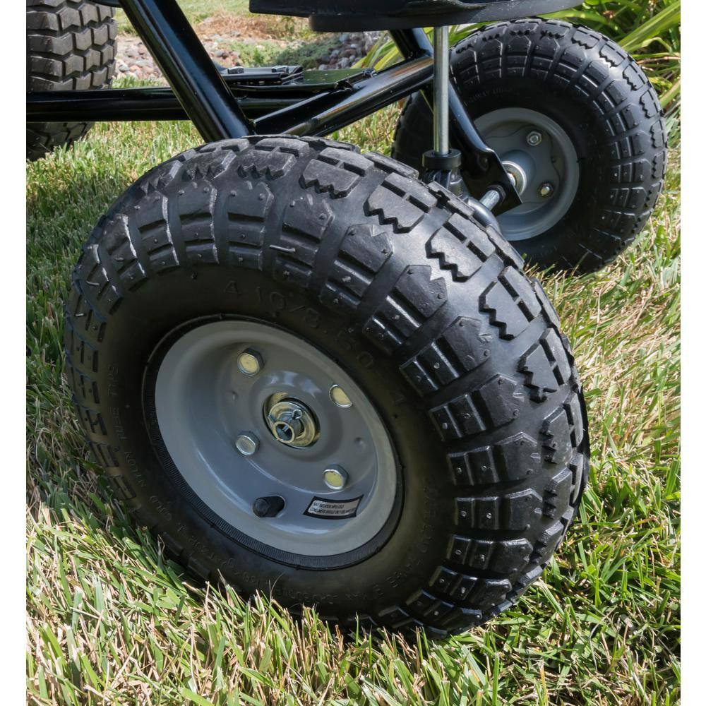 Tow Behind Grass Seed Salt Broadcast Lawn Fertilizer Spreader Pull Rustproof