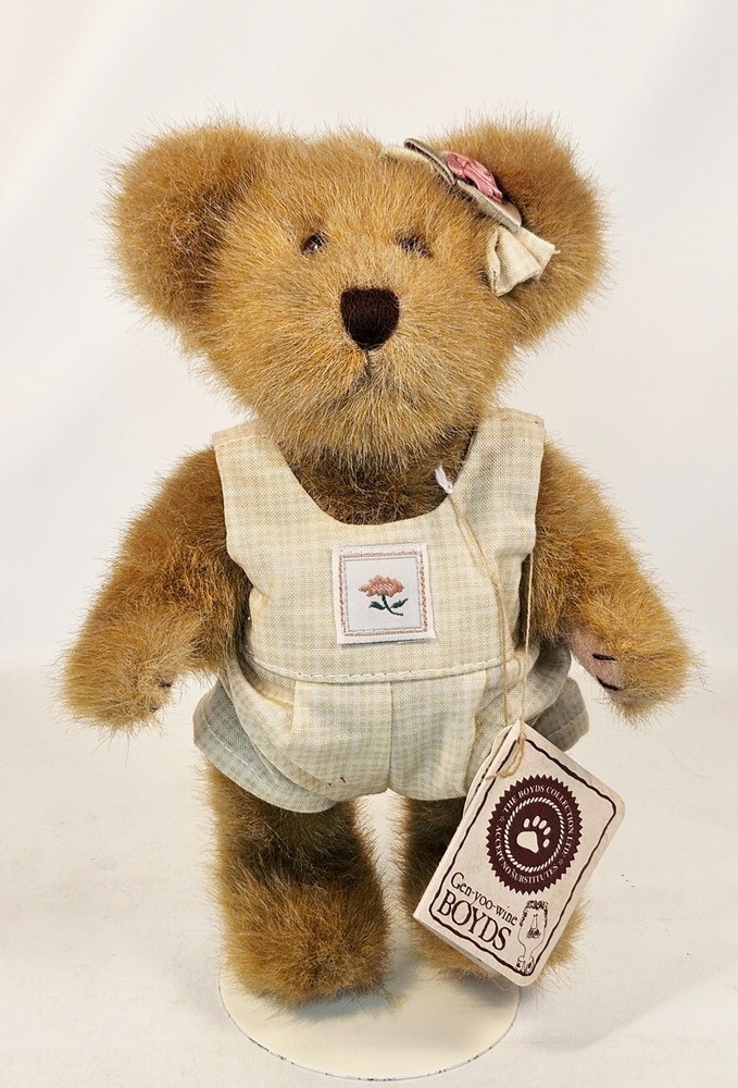 Boyds Bears Leiselle Bloomengrows Jointed Small Bear Original Tags