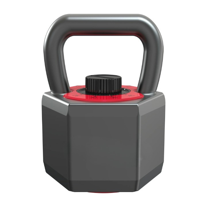 Adjustable SmartStack Kettlebell 25–40 lb – Wide Handle, Quick-Select Home Gym