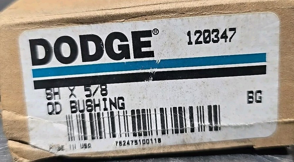 Dodge 120347 SH X 5/8" QD Bushing * MISSING SCREWS*