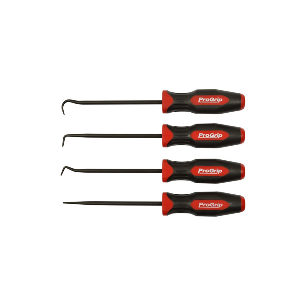 Mayhew Tools 13094 4-Piece Progrip Hook & Pick Set