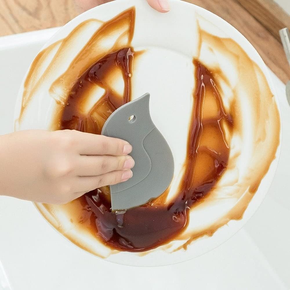 3pc Generic Multifunction Cute Cartoon Scraper Kitchen Baking Tool Scraper Oil
