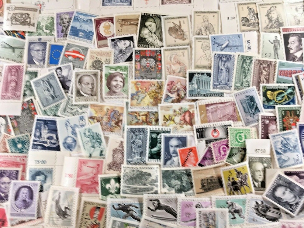 AUSTRIA - 500 STAMPS, ALL DIFFERENT - MINT/NH