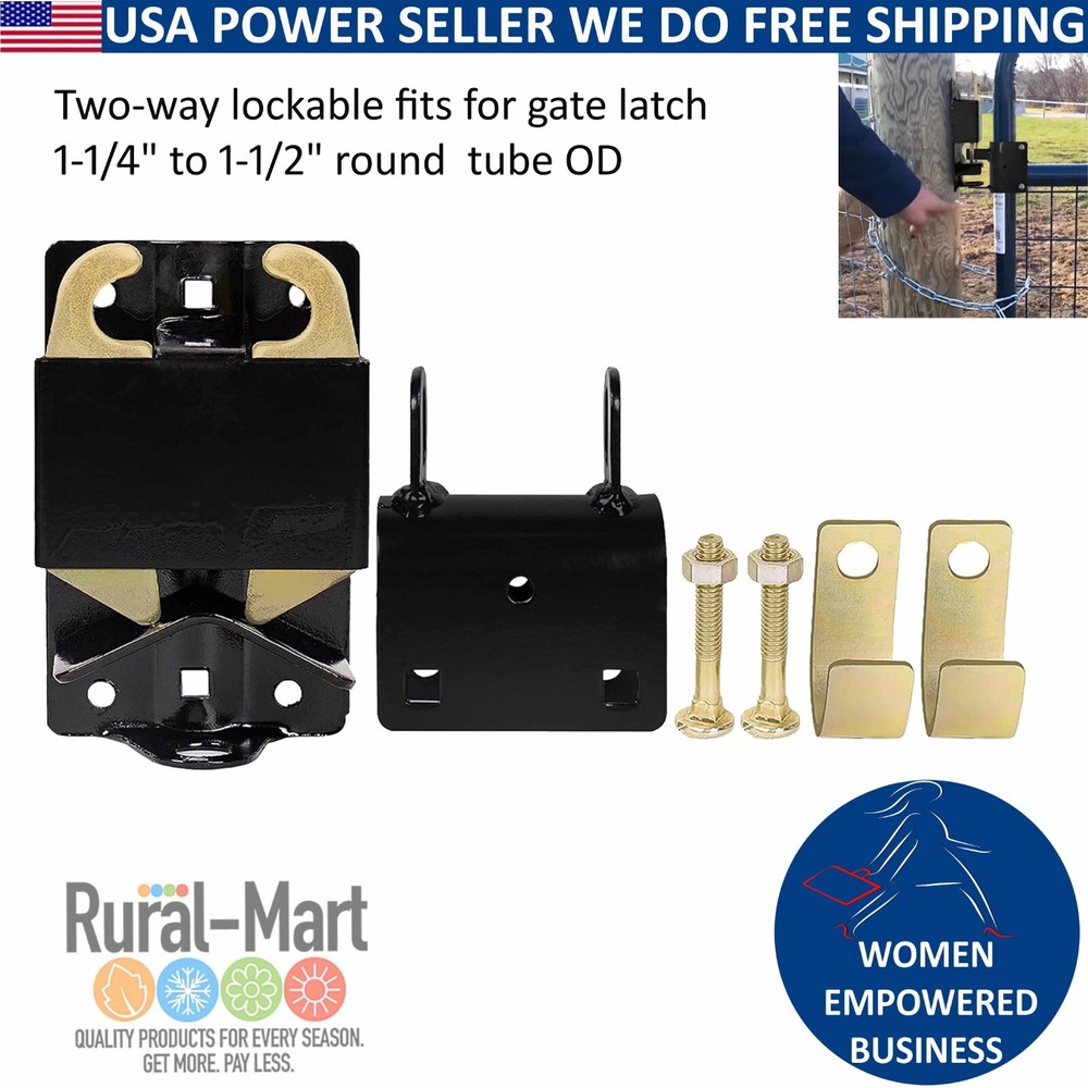 S16100700 Lockable Heavy-Duty Gate Latch, Secure and Easy Installation