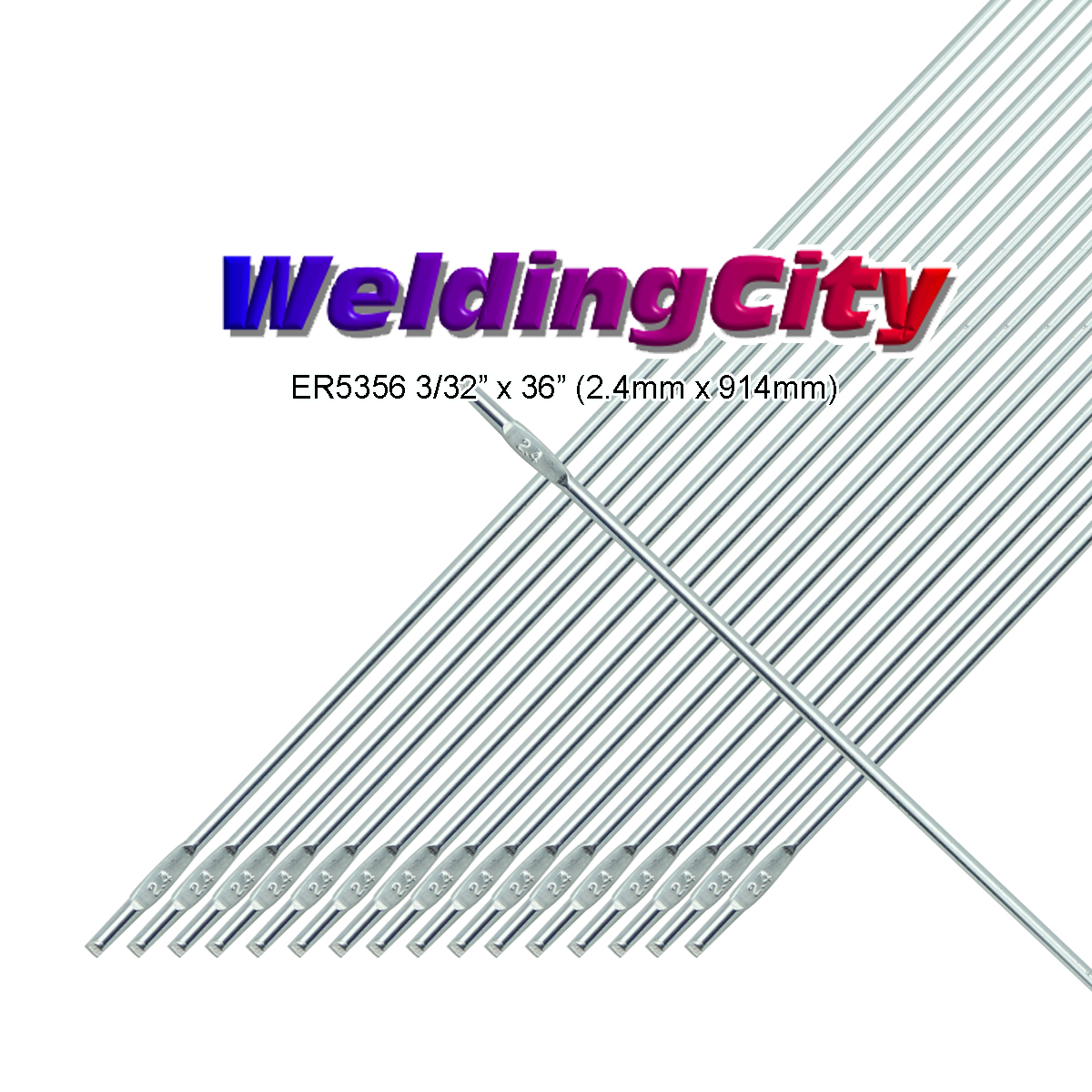 WeldingCity® 5-Lb ER5356 Aluminum 5356 TIG Welding Rod 3/32"x36" US Seller Fast
