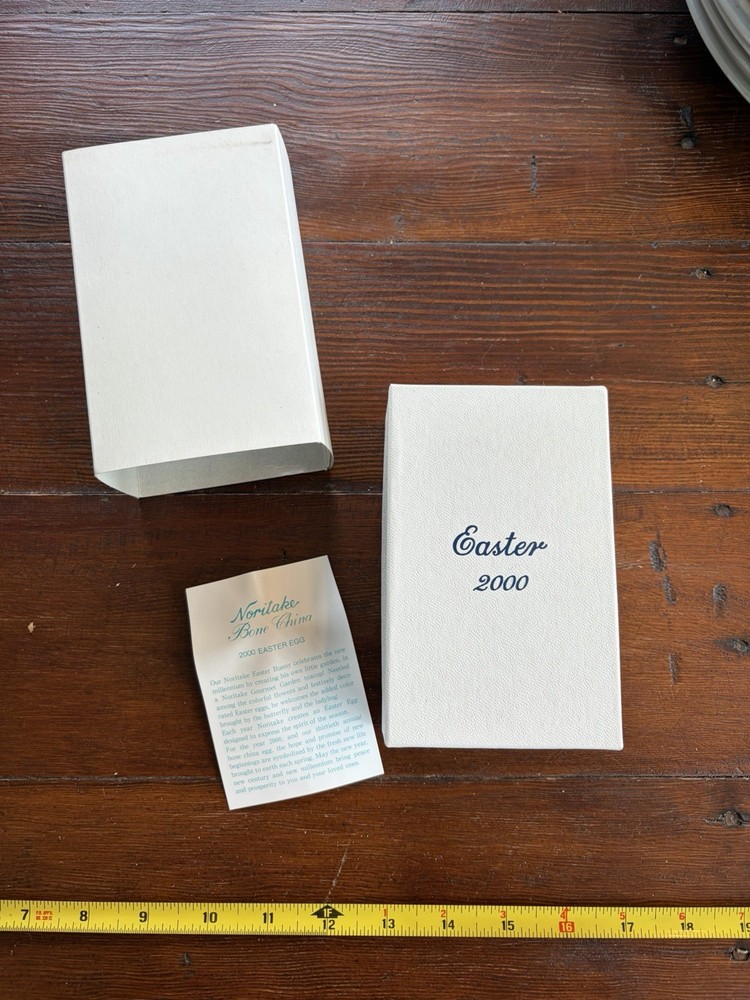 Noritake Easter Egg 2000 Limited Edition Bone China Made in Japan
