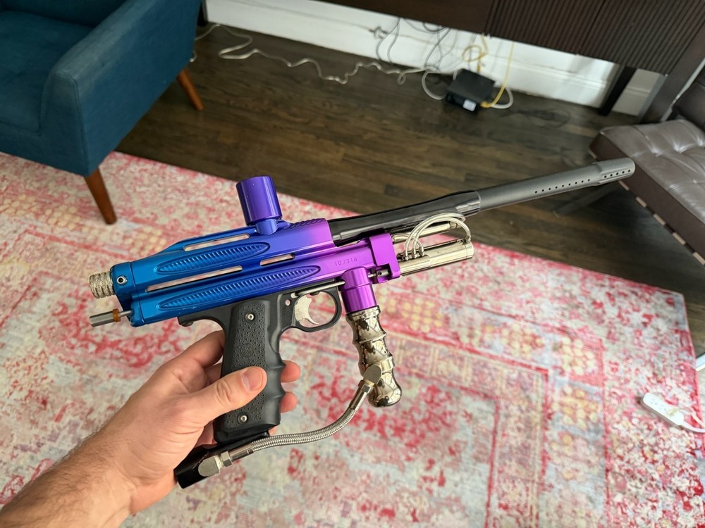 Purple STO Autococker Paintball Marker Fully Rebuilt