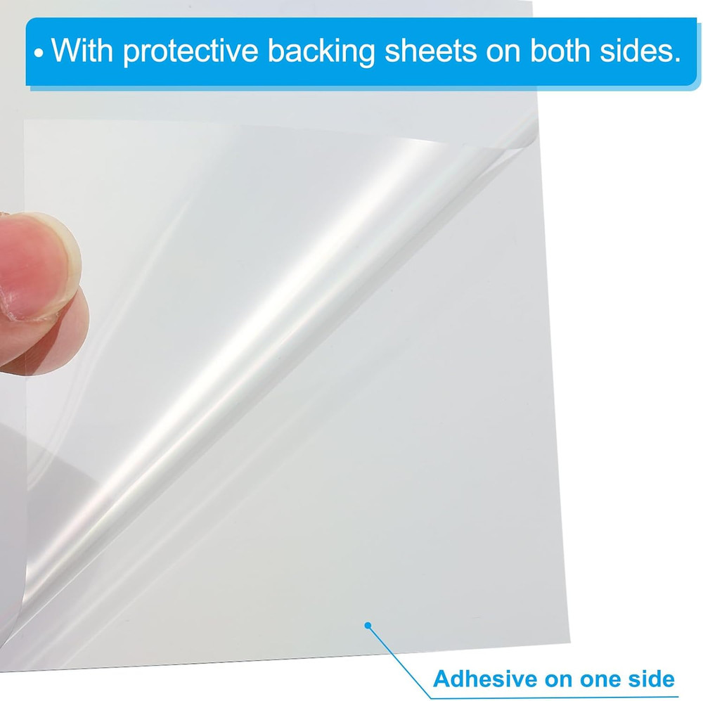 9.7" Polarized Film Sheets, 2 Pack Adhesive Polarizer Linear Polarizing Filter 2