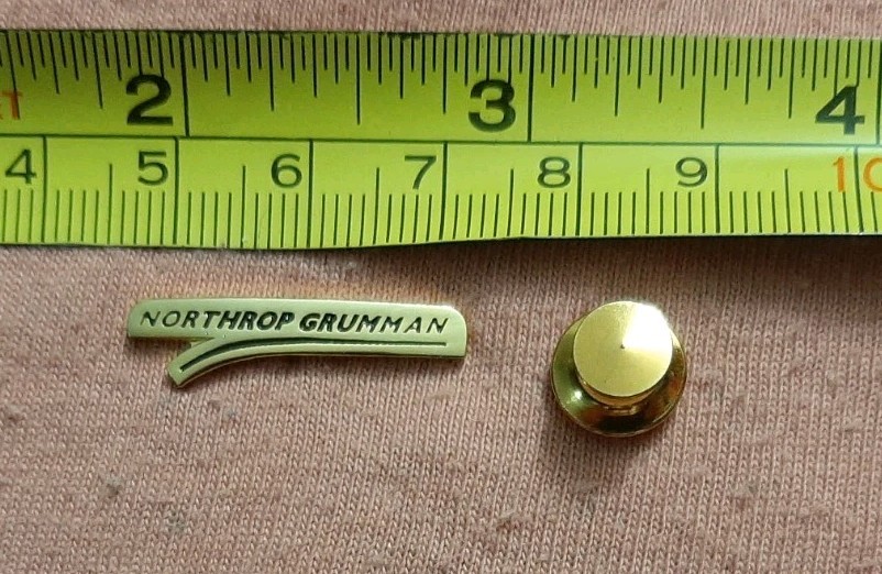 Northrop Grumman Aerospace Gold Tone Jacket Lapel Pin