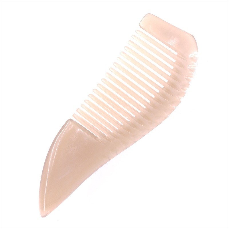 Buffalo Horn Comb 11cm Small, Yellow