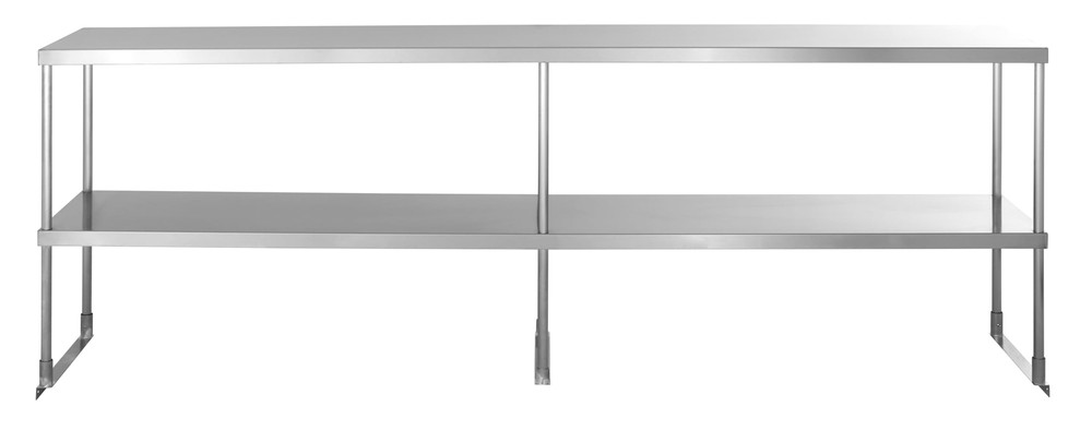 Kratos 18"x96" Double Overshelf for Worktables