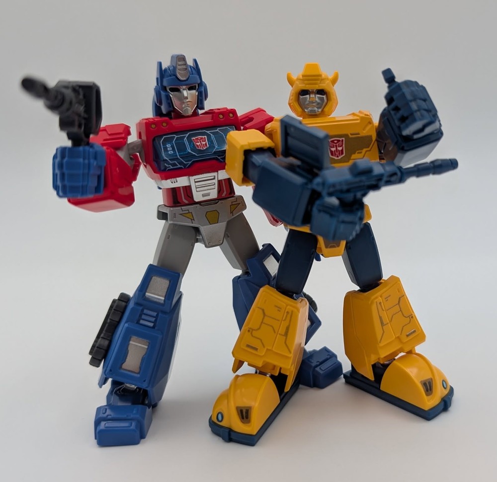 COMBO PACK! Blokees Transformers Shining Version 3 Bumblebee & Orion Pax Kits!