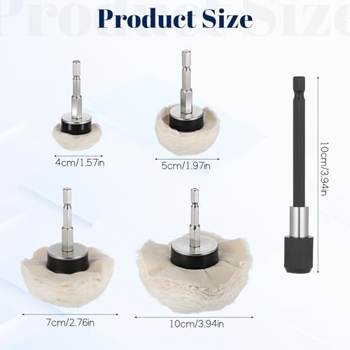 11 Pcs Buffing Wheel for Drill, Drill Buffer, Multi-Specification Wheel Kit