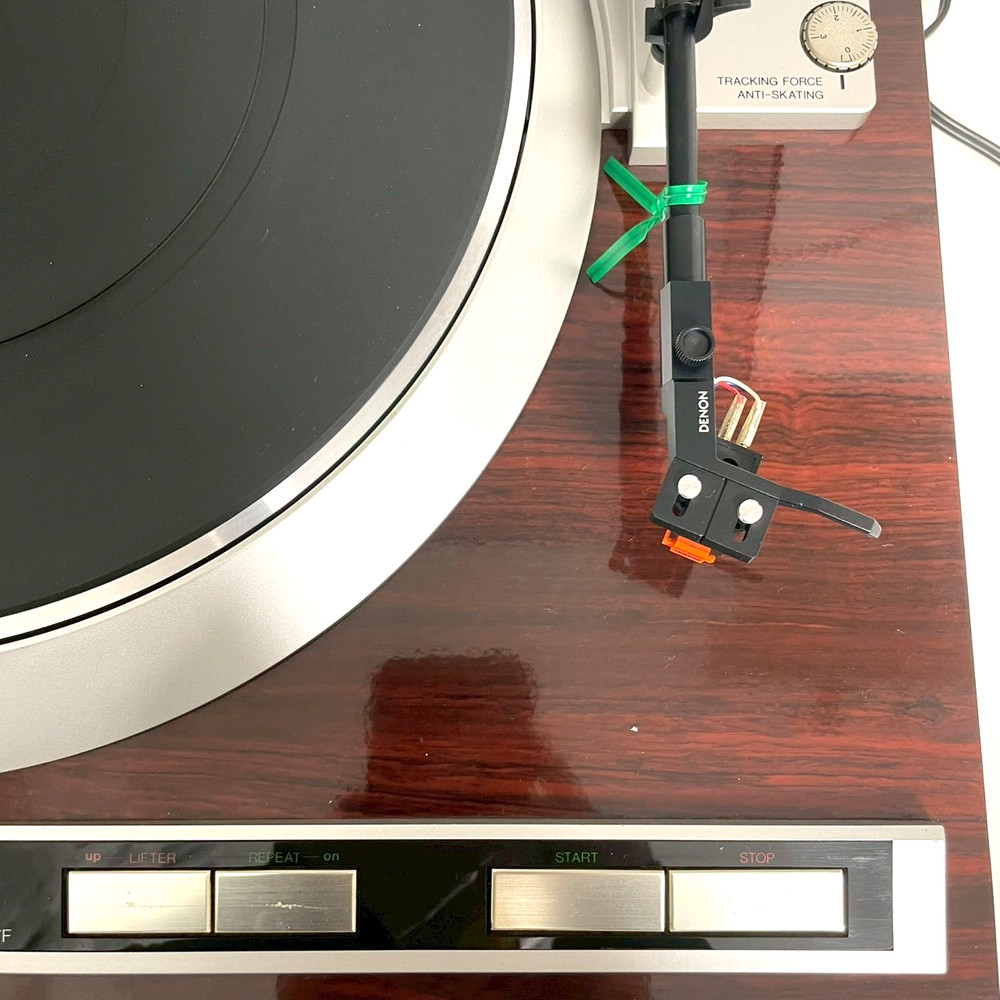 Denon DP-37F Quartz Lock Fully Automatic Turntable With Cartridge tested