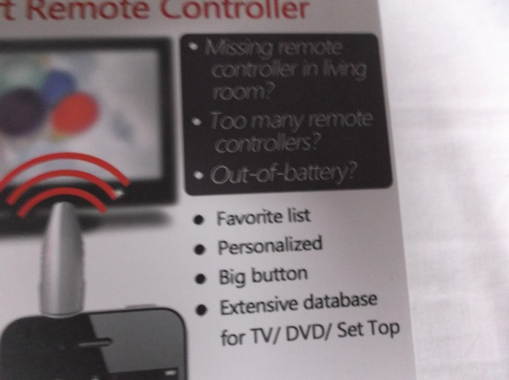 NEW Looq @7PM Smart TV Remote Controller For Android / IOS Smartphones 8509