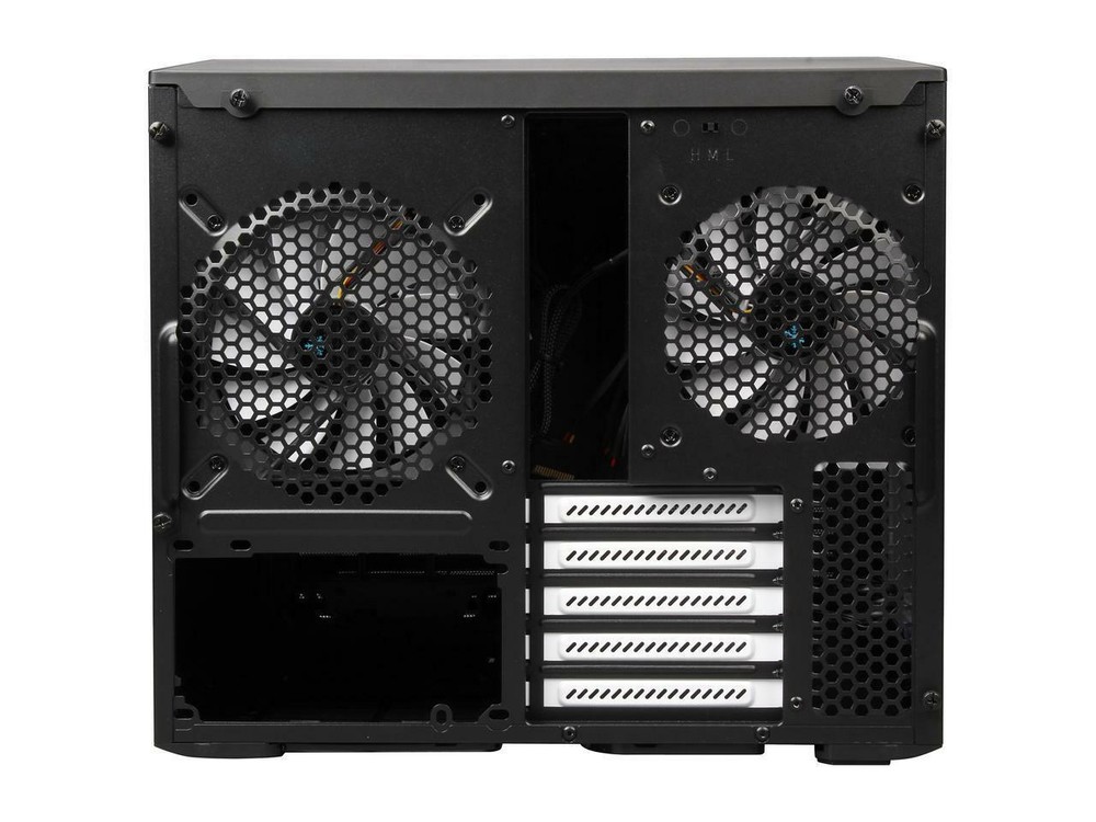 Fractal Design Node 804 Black Window Aluminum Steel Micro ATX Cube Computer Case