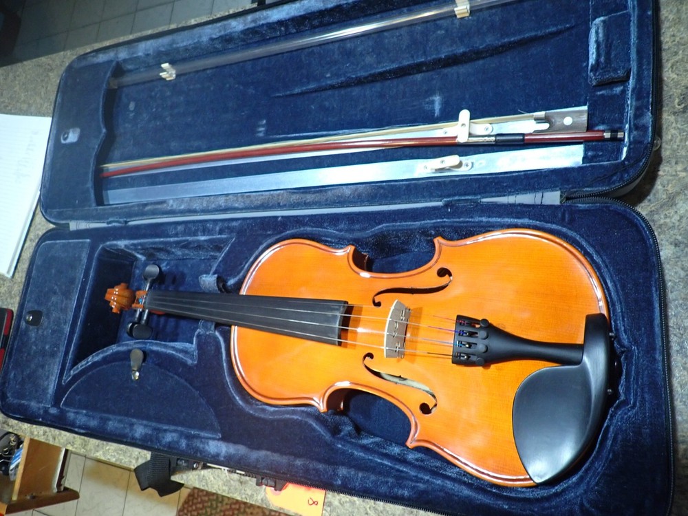 Infinity 4/4 Size Student Violin With Hard Case And Bow