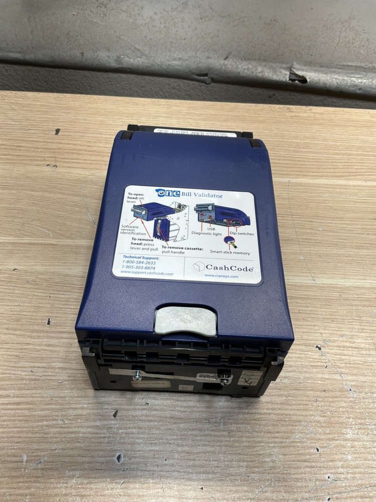 One Bill Validator CashCode FLSV-0003/preowned / JU3415