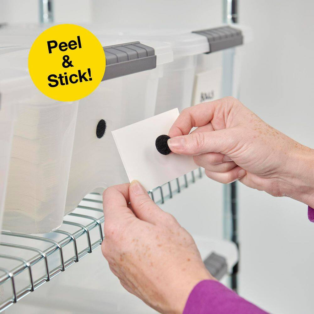 3/4 In. Stick 'Ems Adhesive Backed Hook and Loop Dots (120-Sets)