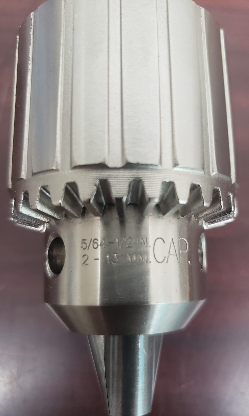 Jacob’s 33BA 5/8-16 Internal Thread, Drill Chuck 5/64 To 1/2" Opening With Key