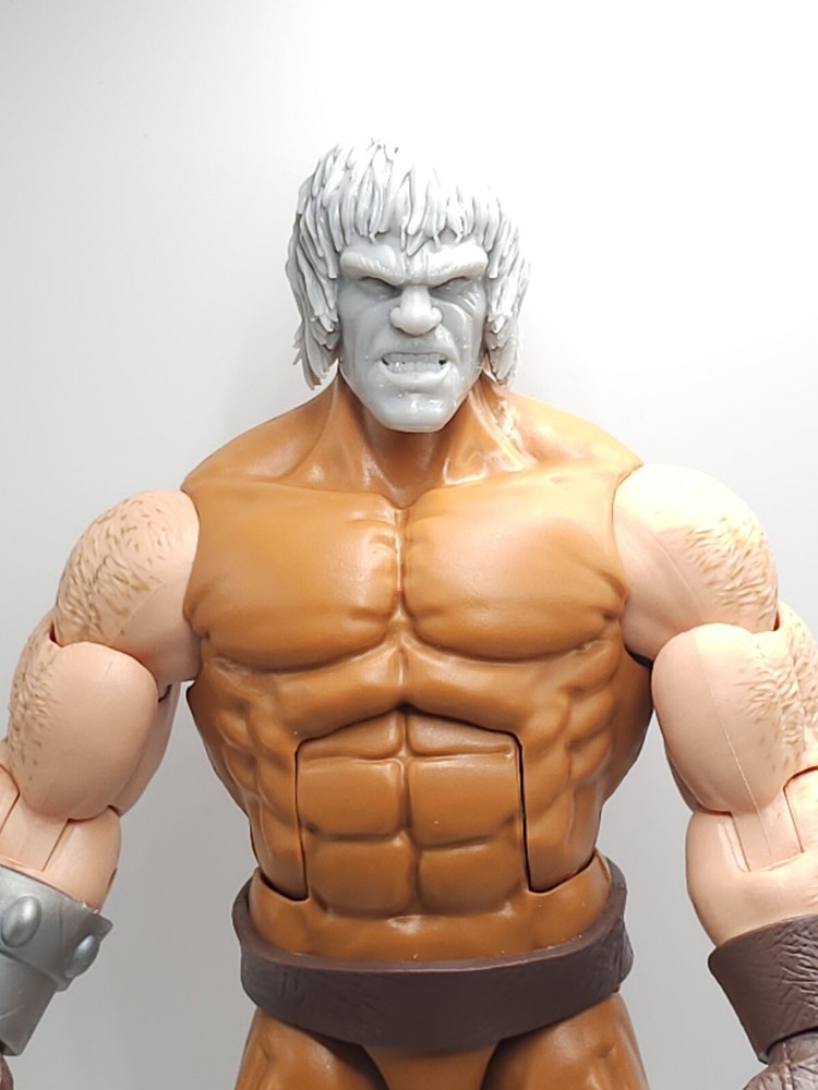 3d Printed LOU FERIGNO HULK HEAD 1:12 6" GI Joe Classified/Marvel Legends