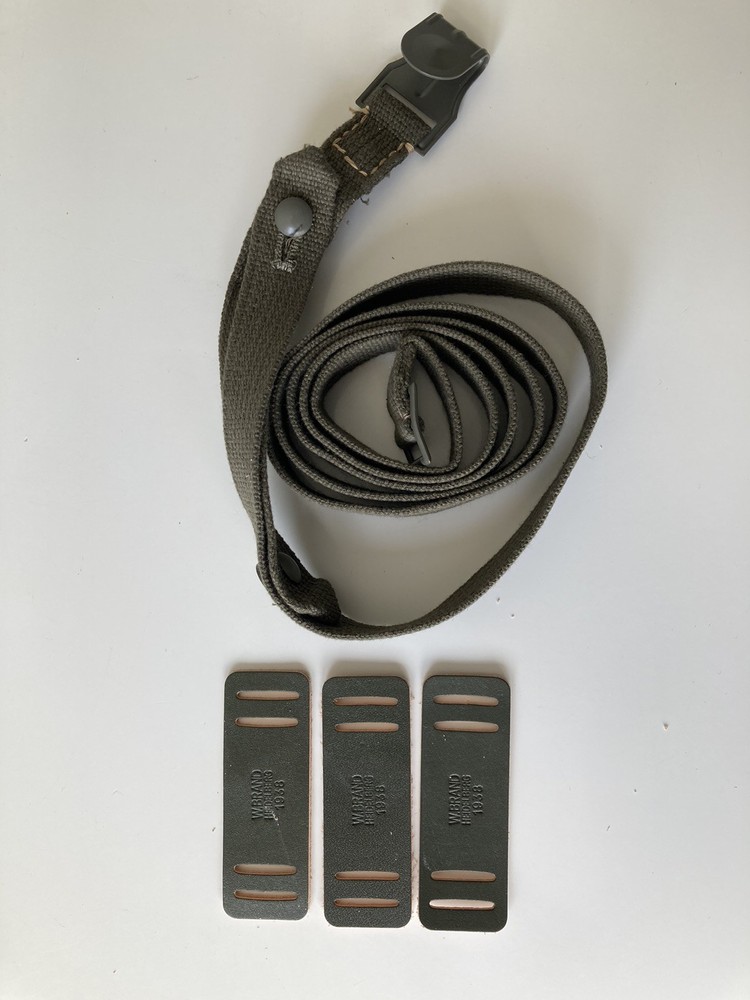 Reproduction german ww2 gasmask tin straps