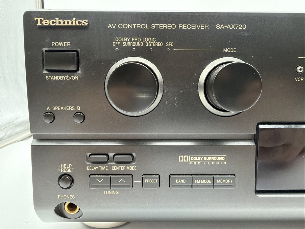 Technics SA-AX720 AV Control Stereo Receiver 100W/Ch - Phono Input- 6 Ch- Tested
