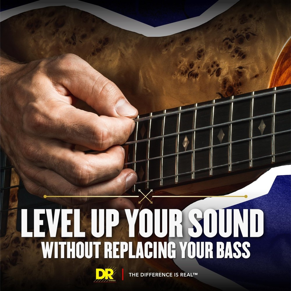 DR Strings PURE BLUES Bass Guitar Strings (PB-45), Silver