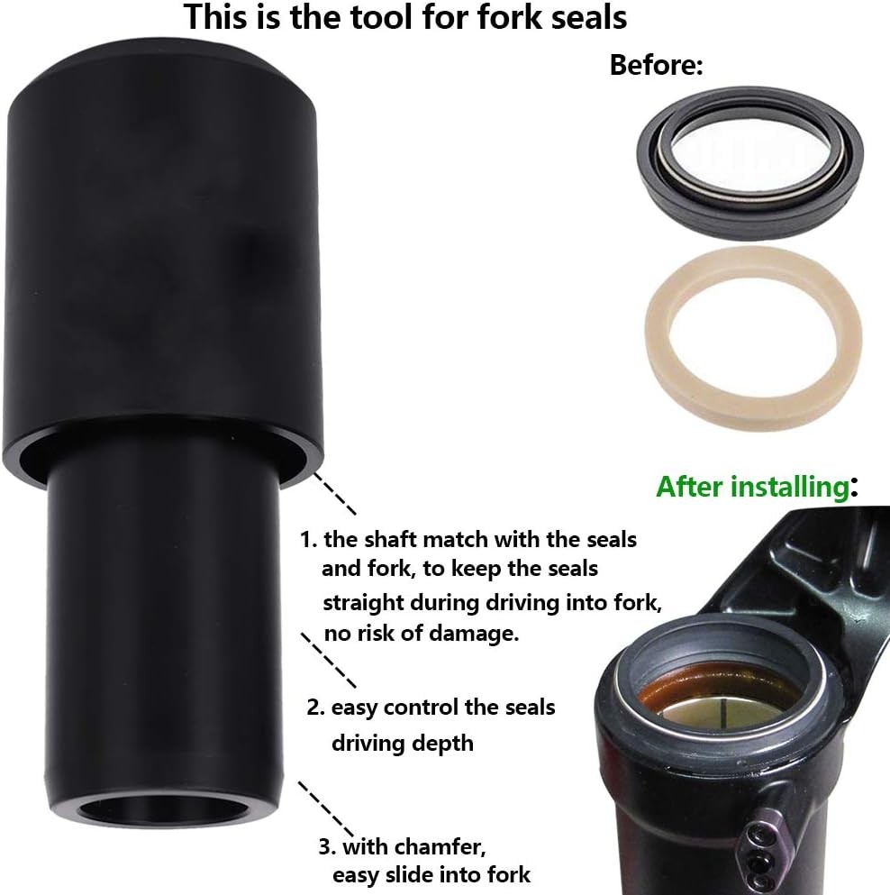 Dust Seal Installation Tool Fork Driver Wiper Black