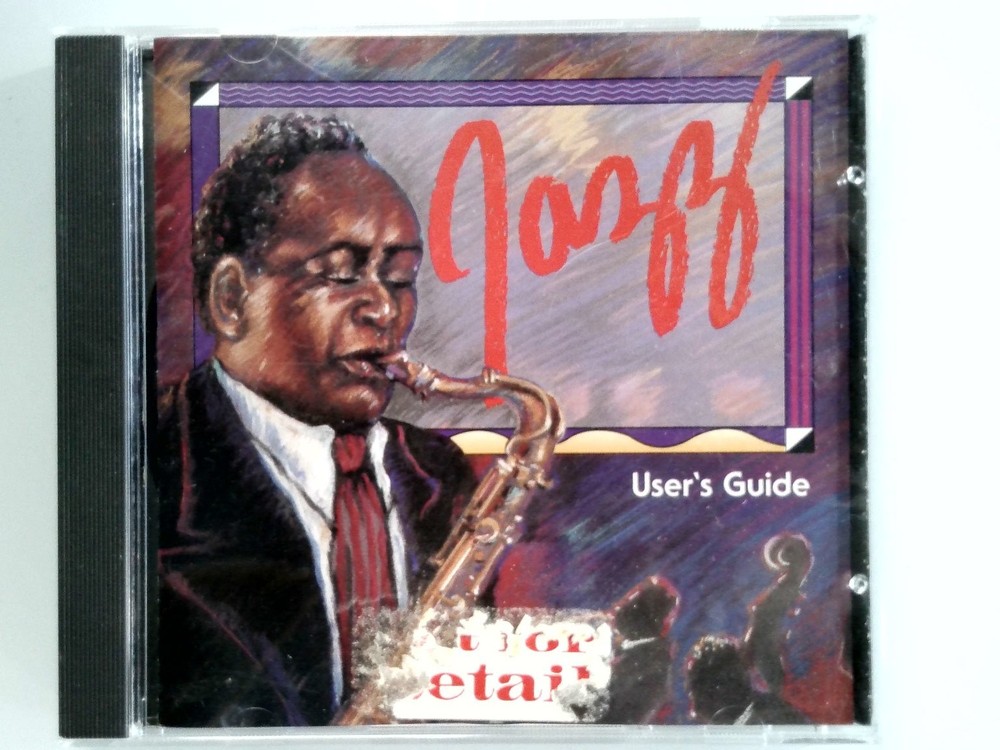 Compton's NewMedia Jazz User's Guide Software CD 1992 Vintage