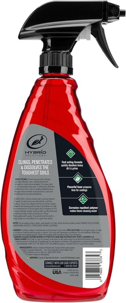 Hybrid Solutions HyperFoam Wheel Cleaner 23oz - Easy Application & Fresh Scent
