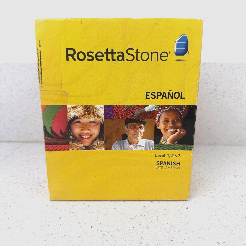 Rosetta Stone Español Spanish Version 3 Level 1, 2, & 3
