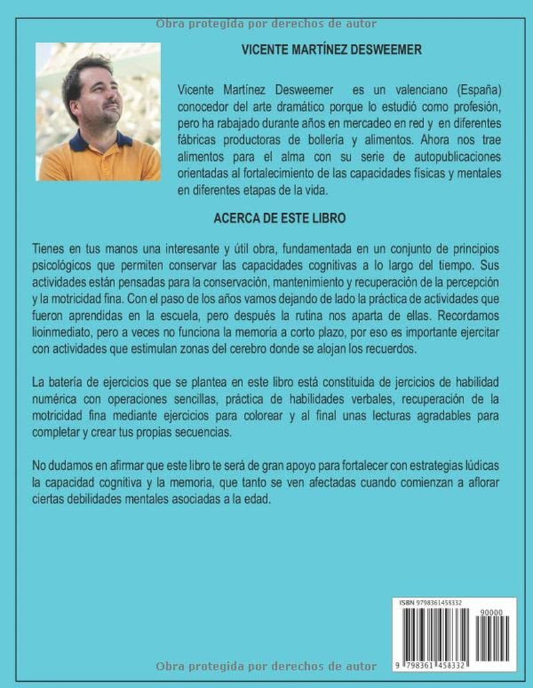 Libro de actividades para abuelos.
