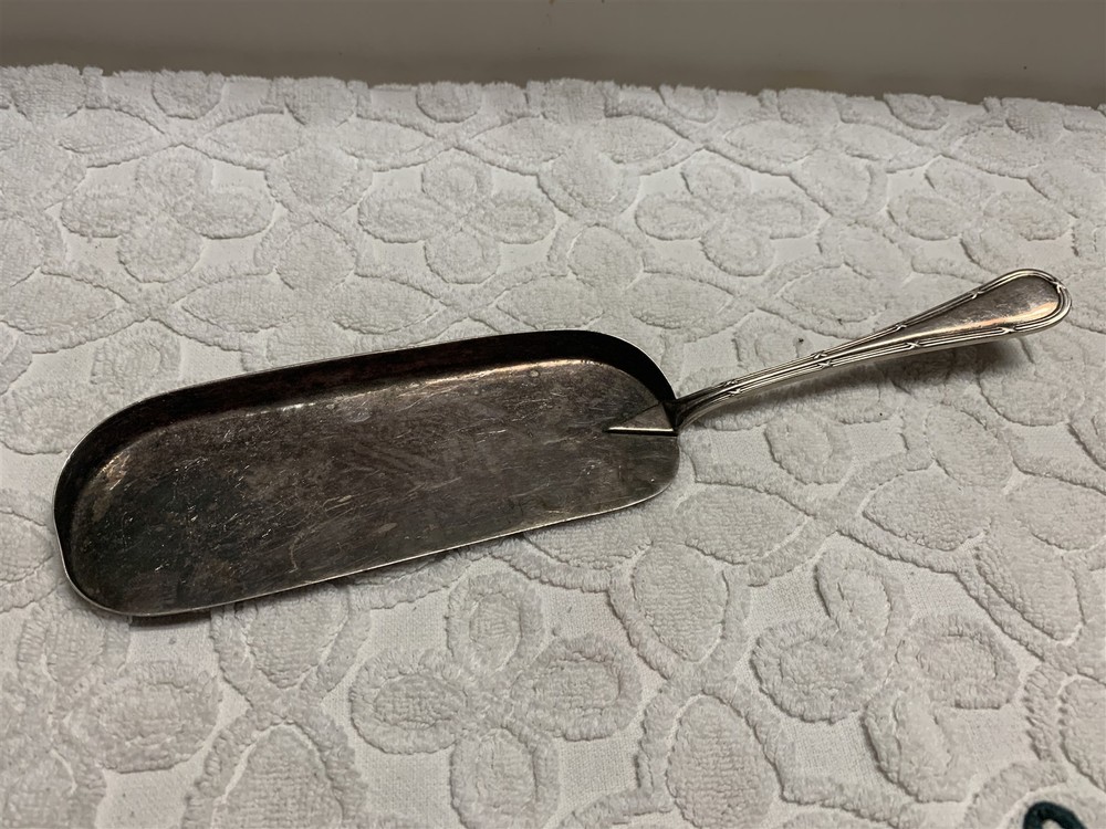 Antique Silverplated Crumb Catcher