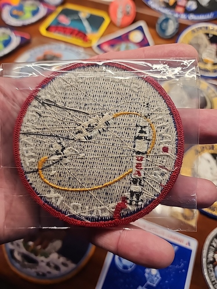 Official NASA Apollo 9 Original Authentic Crew Patch. Beautiful Condition.