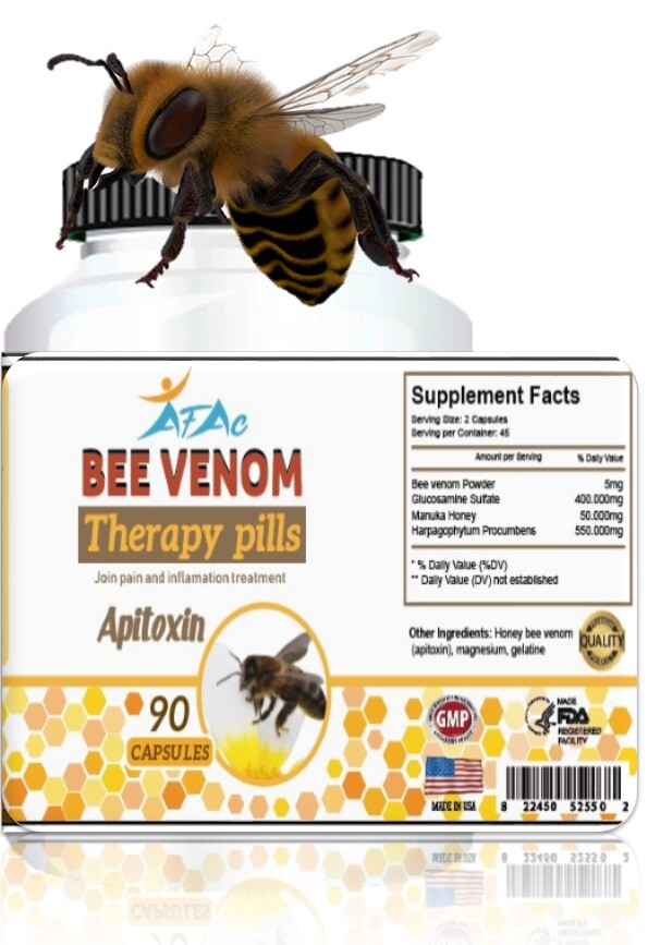 2 Bio Bee Therapy Venom Extract anti-inflammatory Miracle Arthritis support