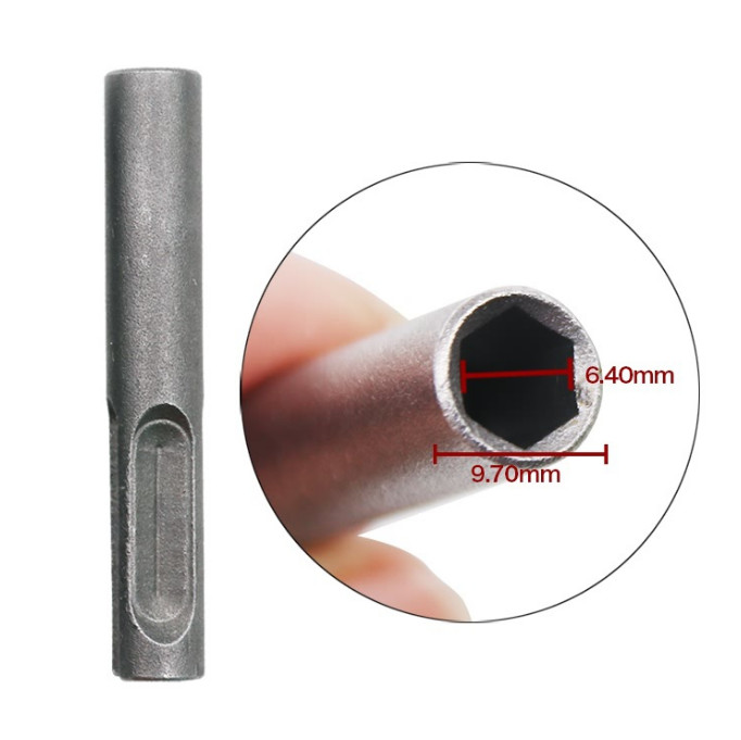 2pcs/set 1/4'' SDS Hex Shank Screwdriver Holder Drill Bits Adaptor Converter Kit