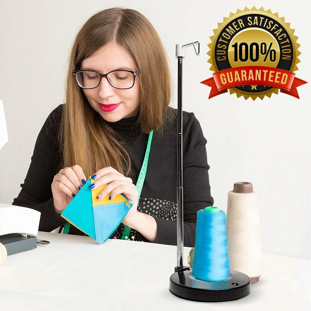 Adjustable Single Thread Spool Holder Stand Alone Embroidery Sewing or Quilting