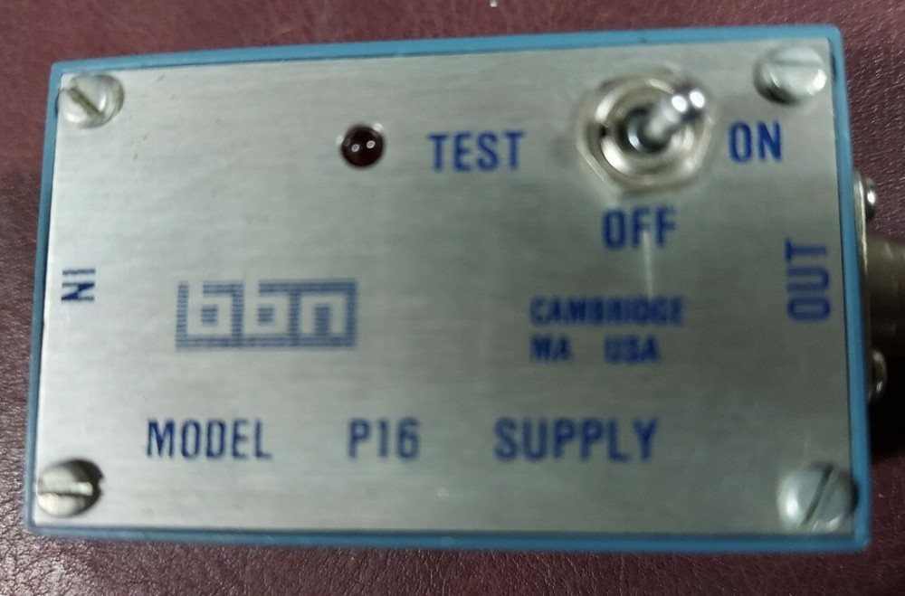 BBN Instruments Model P16 Supply. Made in USA